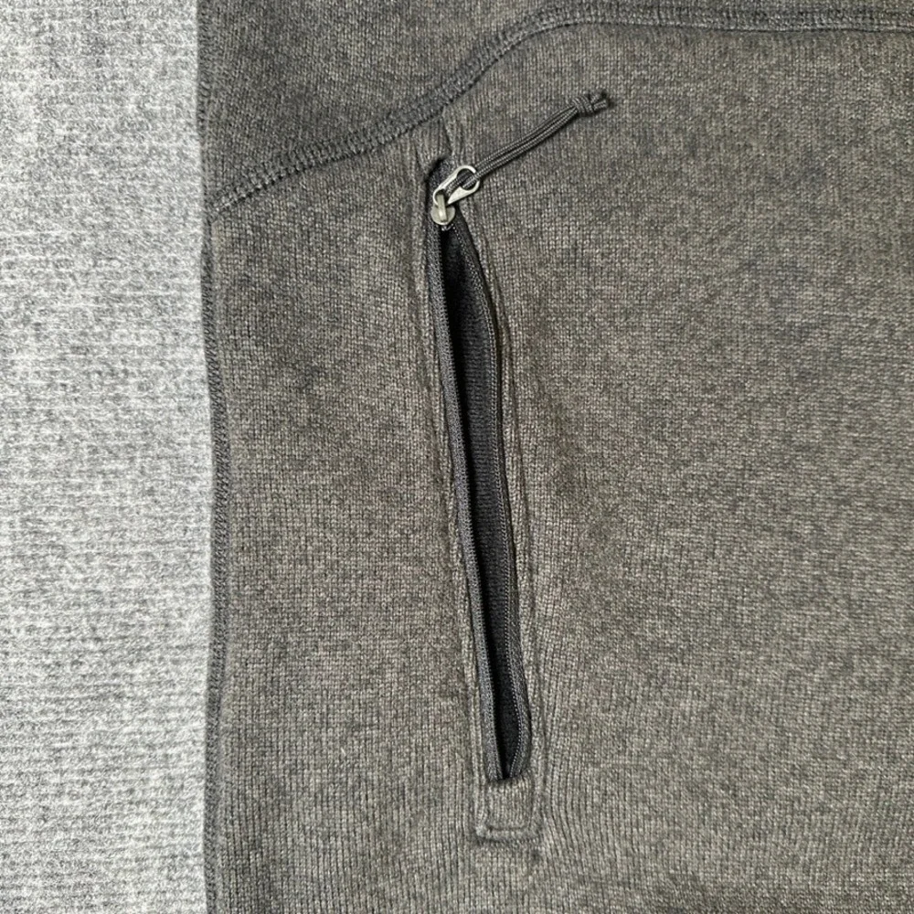The North Face Mens Gordon Lyons Fleece Vest Dark Gray Heather XXL Full Zip
